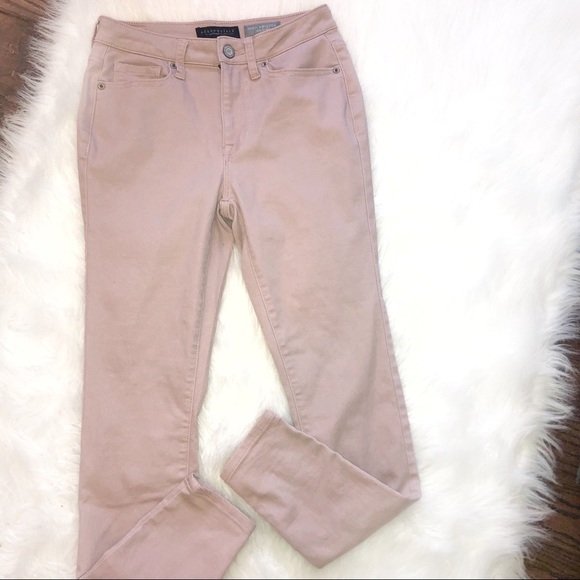 Aeropostale sz 2 dusty rose high waisted jeans - Picture 3 of 5